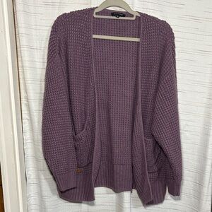 Simply Southern Lavender Knit Cardigan